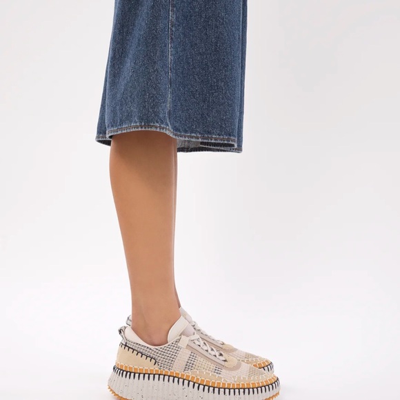 Chloe Nama Women’s sneakers, lightly worn and like-new. Size EU40/US10. - Picture 11 of 12